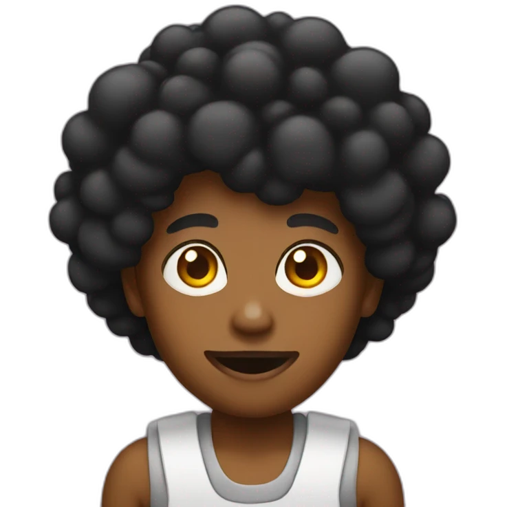 black with fried chicken emoji