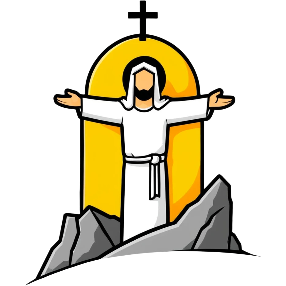 "He is risen" text emoji