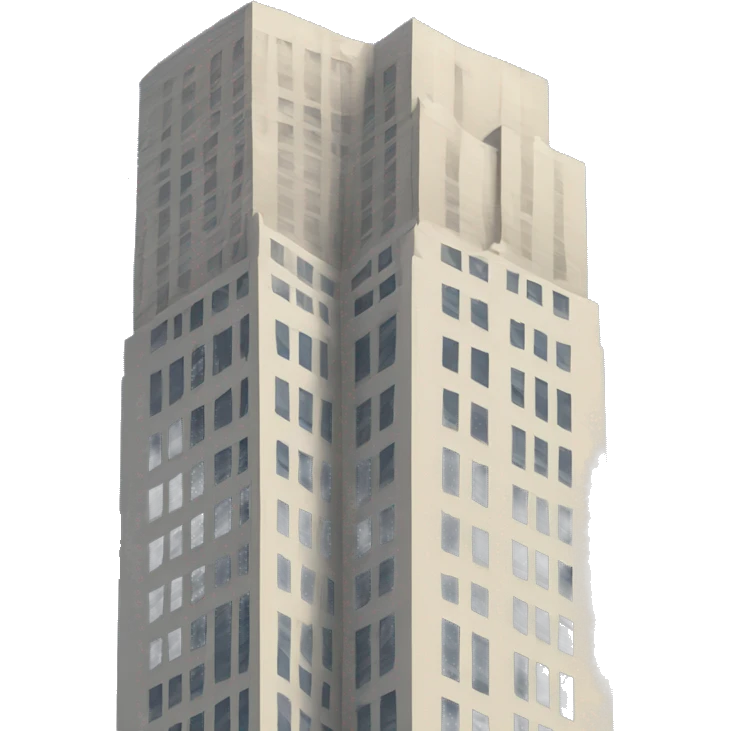 Tower crushing into skyscraper  emoji