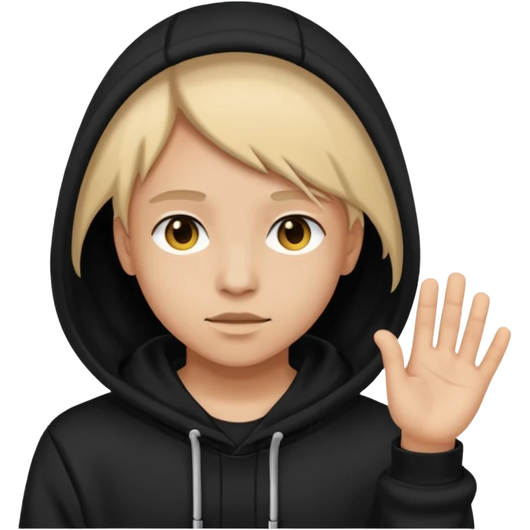 hacker anonimous in front of PC emoji