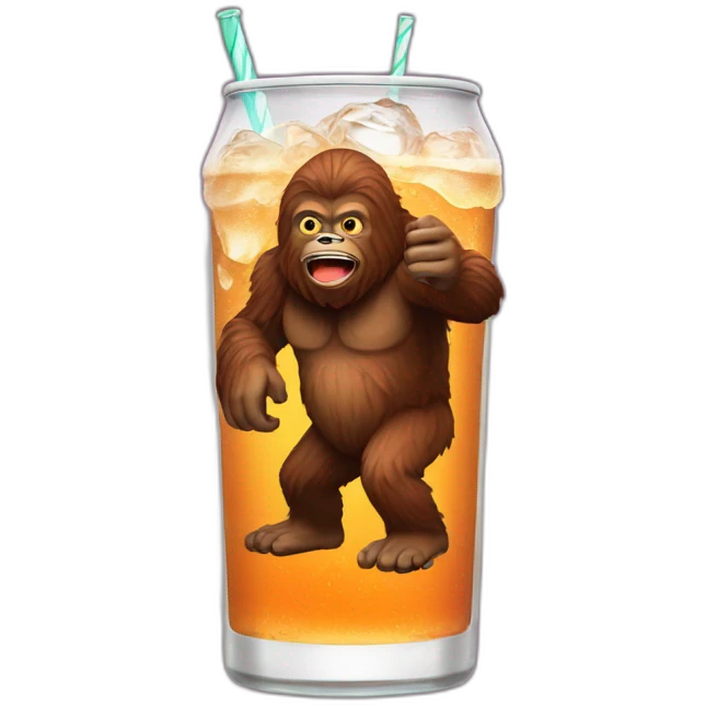 sasquatch drink soda emoji