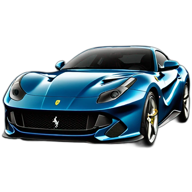 Ferrari 812 superfast rosso corsa emoji