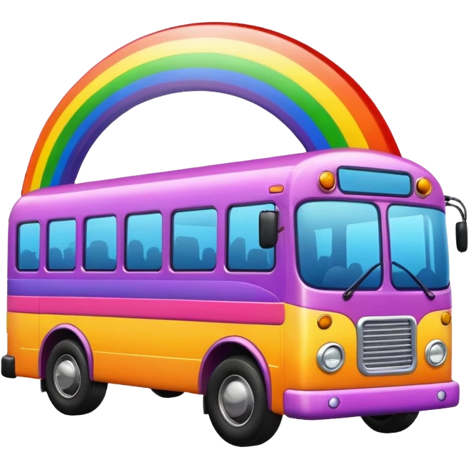 Gay bus emoji