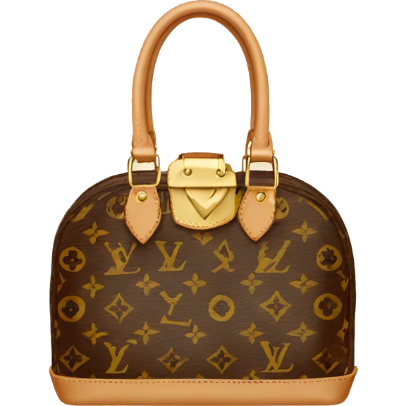 louis vuitton purse  emoji