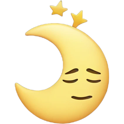 moon with crown  emoji
