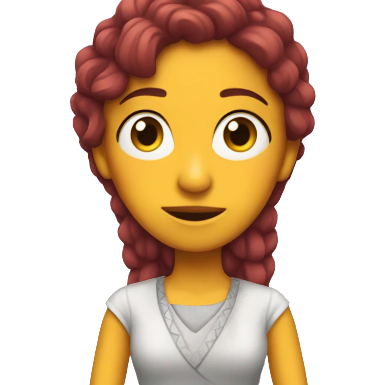 chica pelirroja  emoji