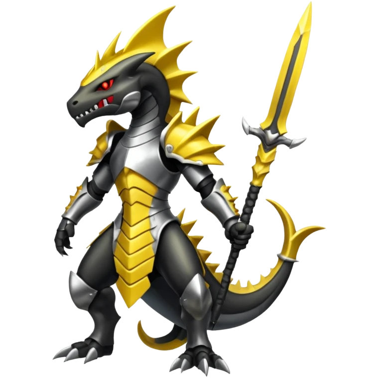 Haxorus (full body) emoji