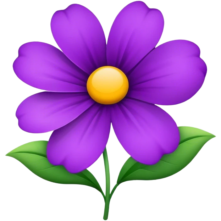 purple flower emoji