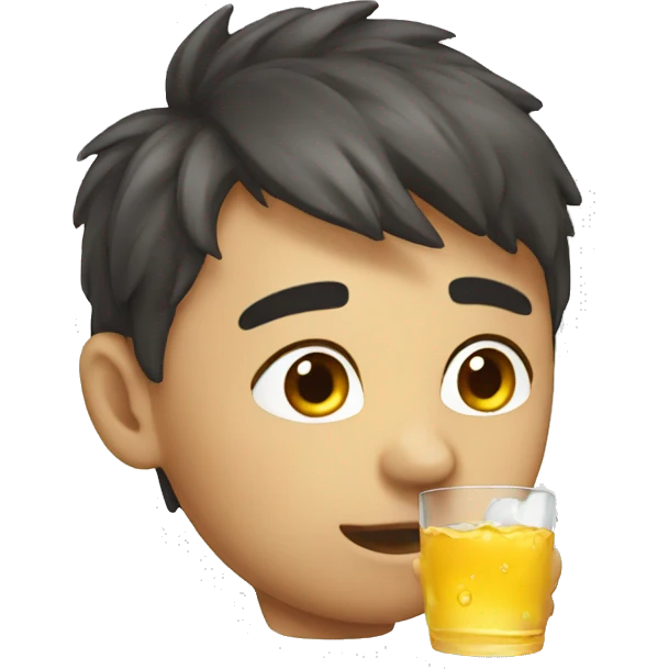 Thirsty emoji