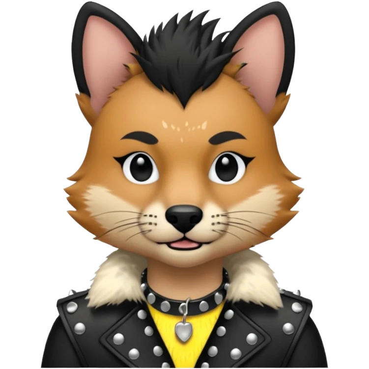 vocalist animal punk emoji