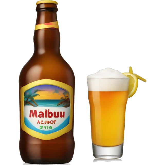 malibu alcohol  emoji