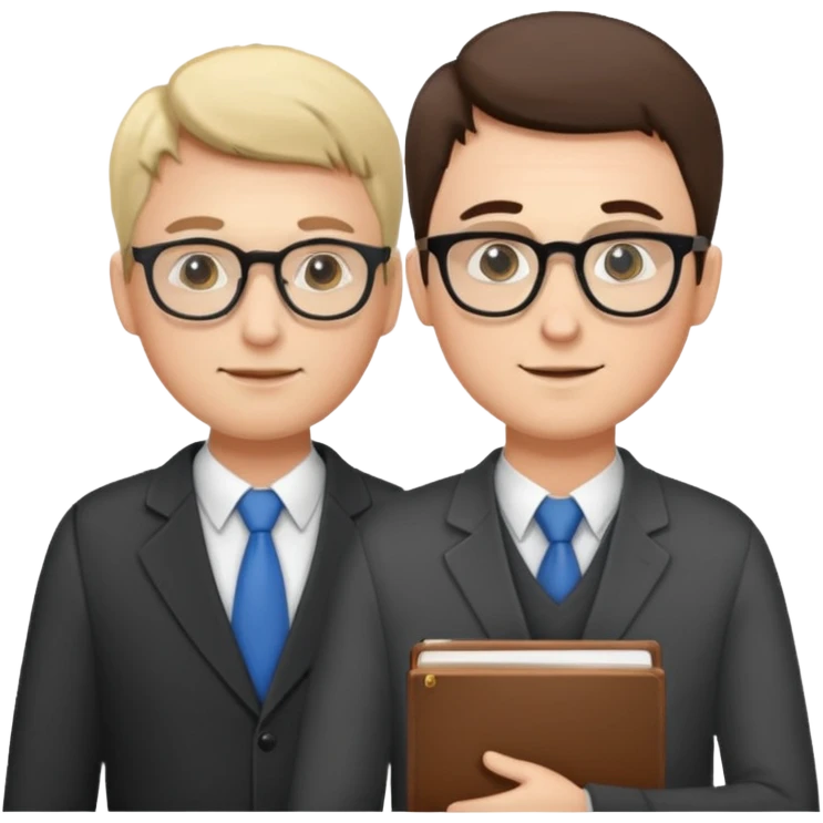 male teacher helping student emoji