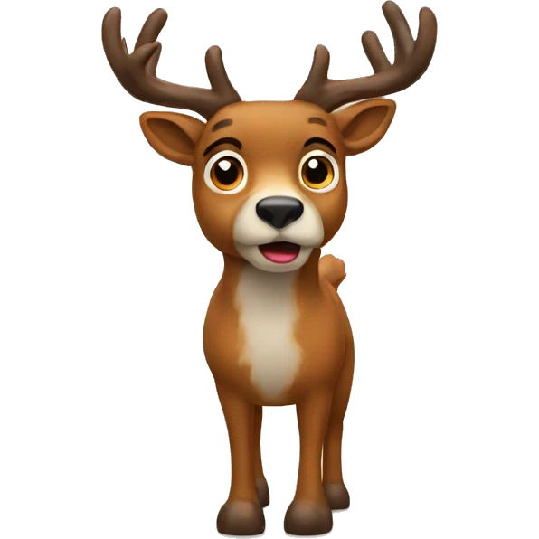 Rentier emoji