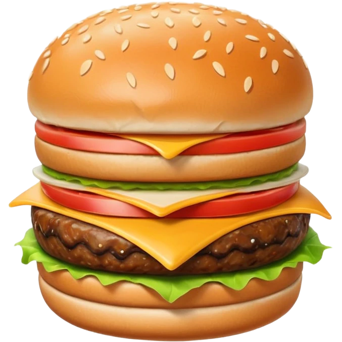 a burger with a chin on it  emoji