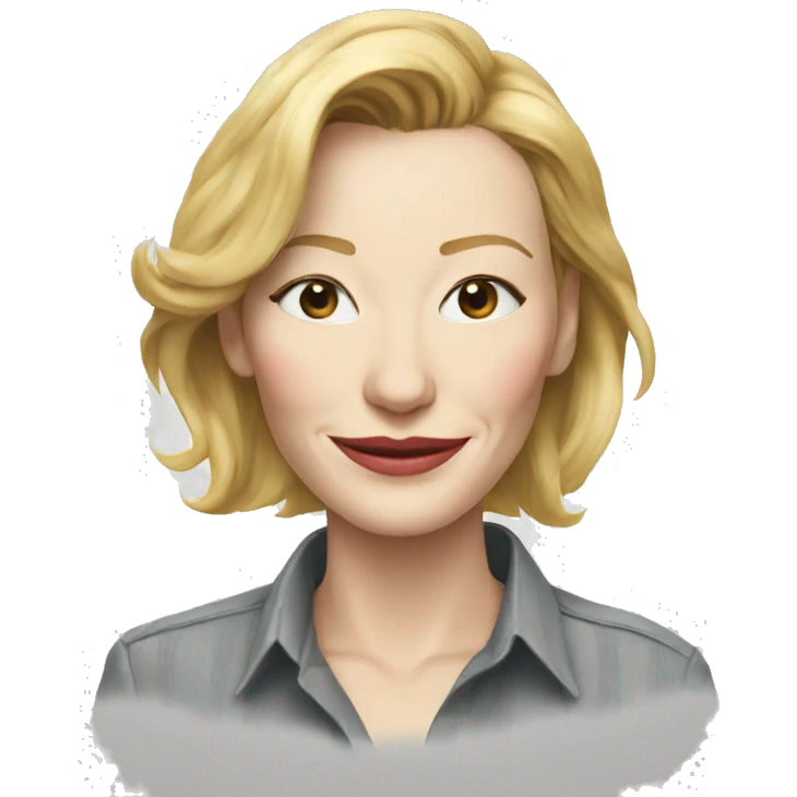 cate-blanchett wearing shirt emoji