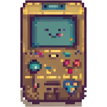 Bendy from Bendy and the Ink Machine, pixel art style, retro video game look, simple and cute emoji