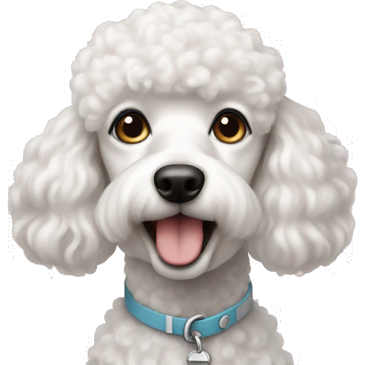 white poodle emoji