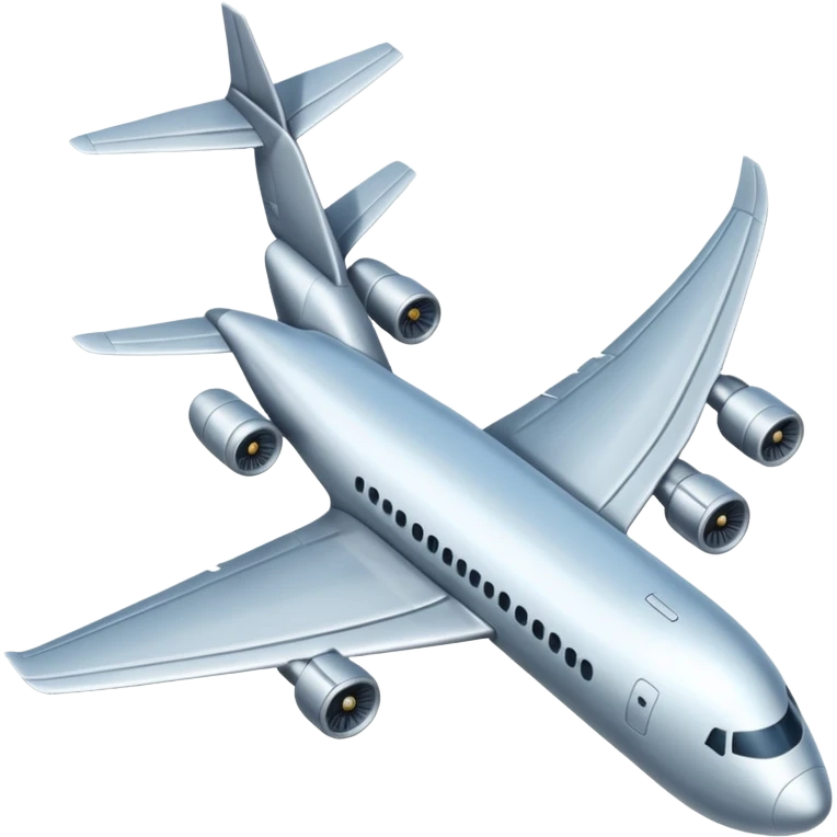 airplane viewed from above emoji