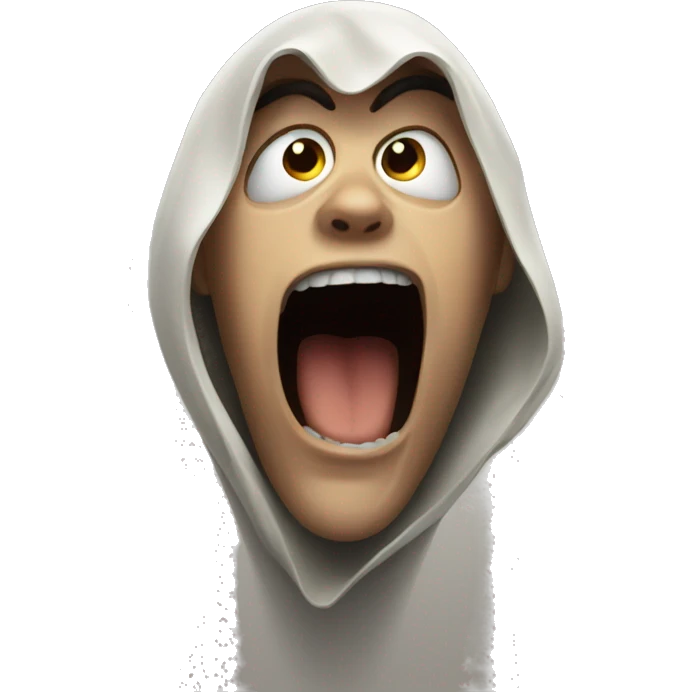 Scream emoji