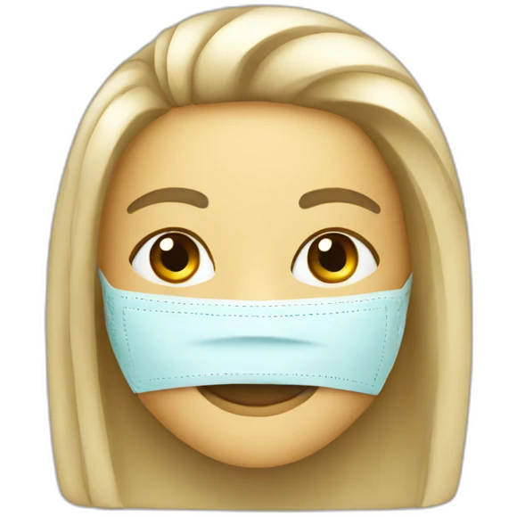 mascarilla facial emoji
