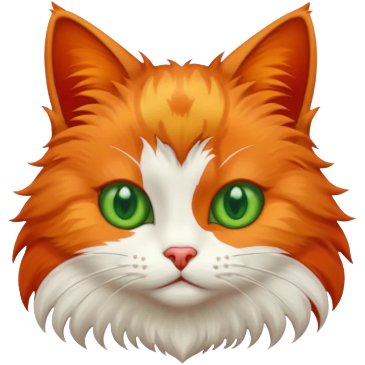 Chinese Flag Colored Cat emoji