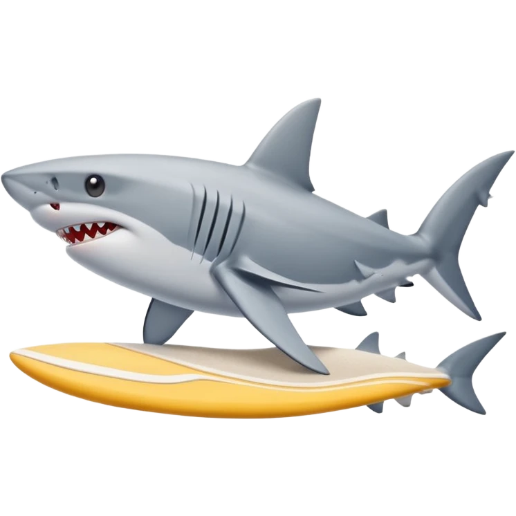 Has un tiburon con nikes y de fondo que tenga la playa emoji