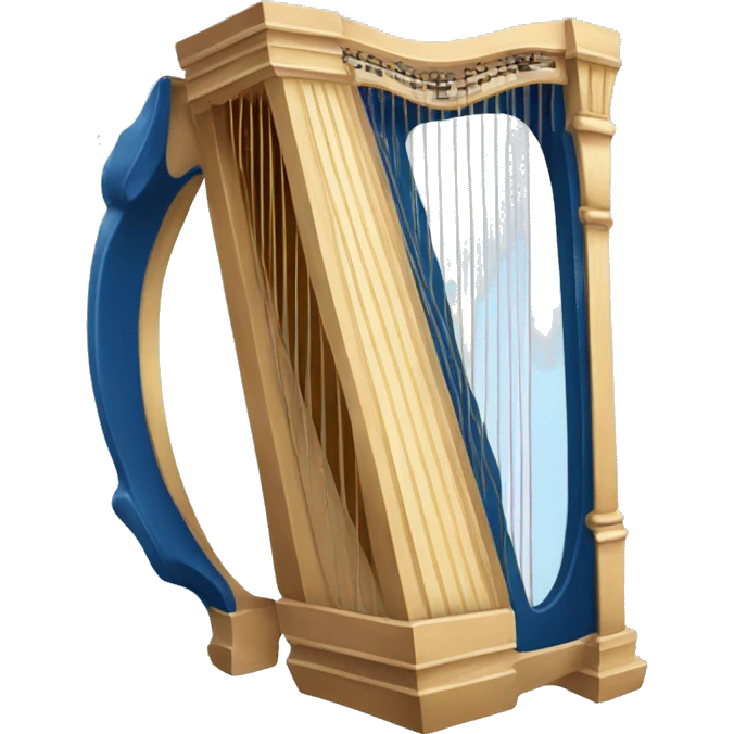 blue auto harp rectangle emoji
