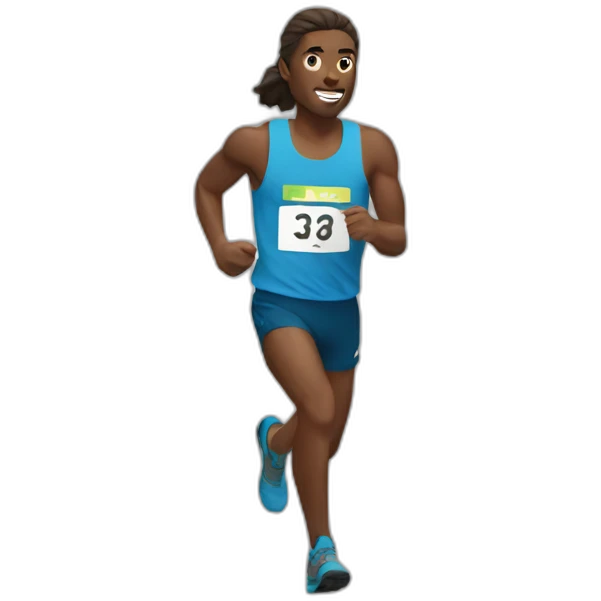 mountain runner emoji