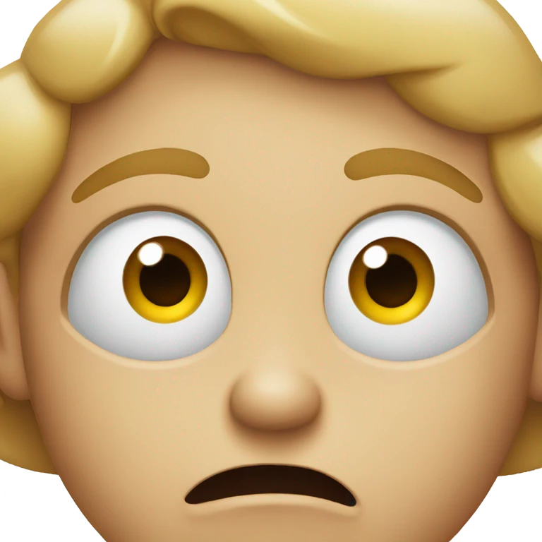 Me with a shocked look on face emoji
