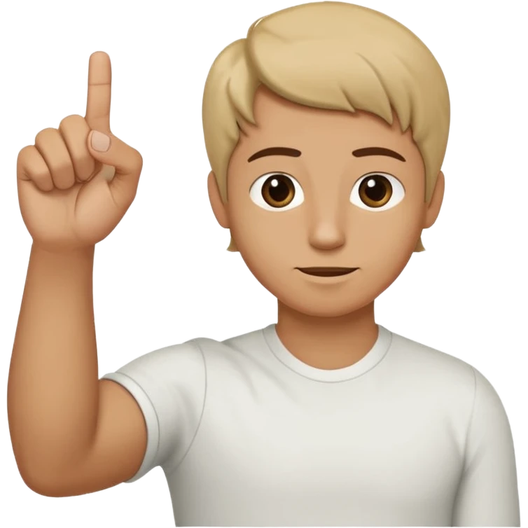 Hold up your hands. With your left hand, make a ‘6’ by curling your index finger like a hook while sticking your thumb out. With your right hand, make a ‘7’ by pointing your index finger straight and your thumb sideways like an L-shape. Put both hands next to each other — that’s the 67 meme emoji