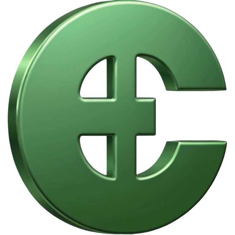 Cashapp emoji, a green dollar symbol with white background, no faces, like the app called cashapp emoji