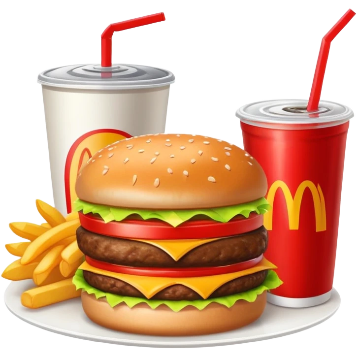 1990’s McDonald’s meal  emoji