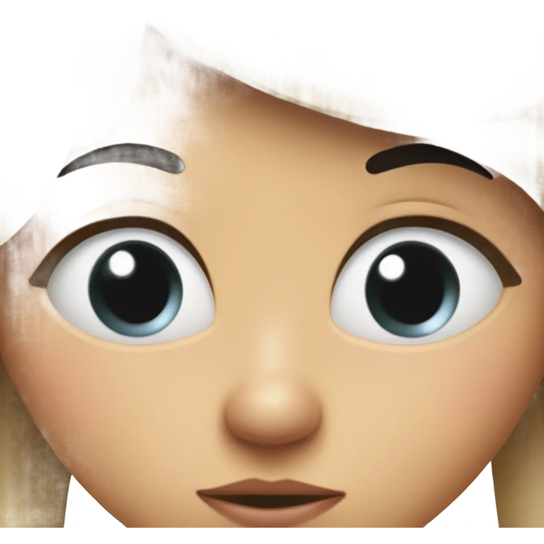 Annoyed girl face  emoji