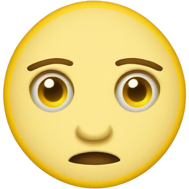 yellow circle emoji crossing eyes emoji