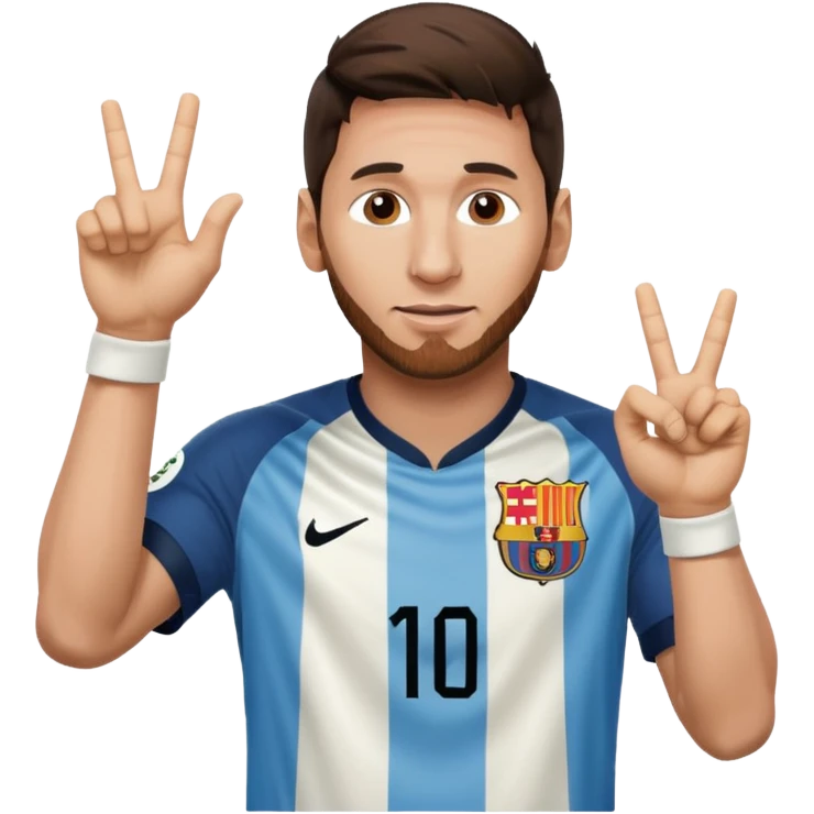 Okey işareti yapan biri messi olabilir emoji