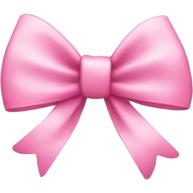 cute pink bow emoji