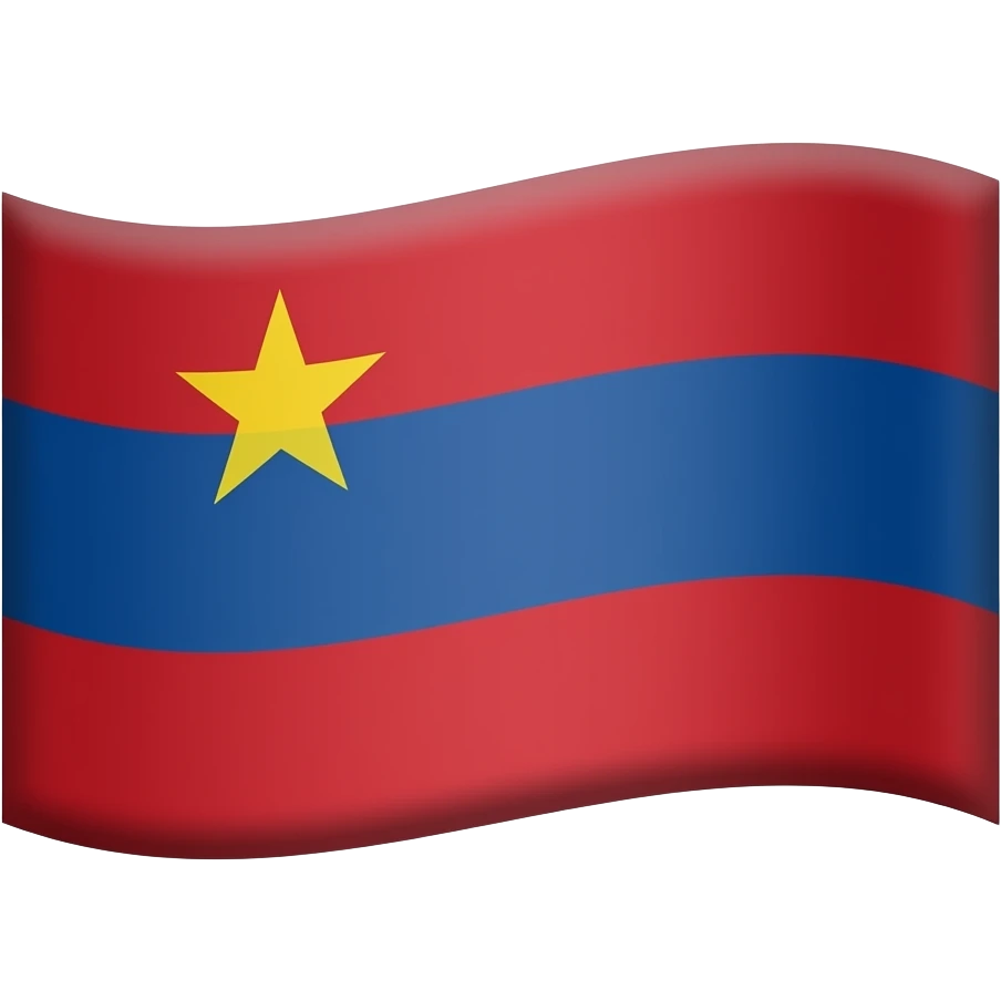 Make socialist federal republic of Yugoslavia flag realme style emoji