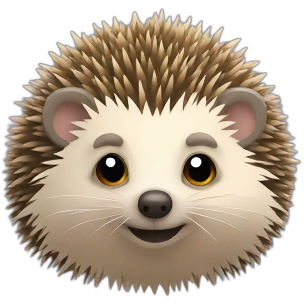 cool hedgehog emoji
