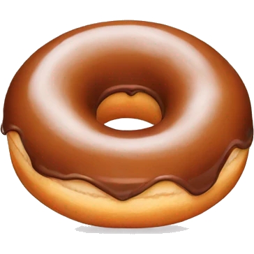 Bitten donut emoji