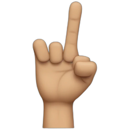 Rock fingers emoji