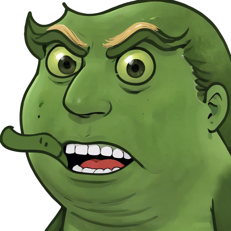 constipated Donald trump emoji