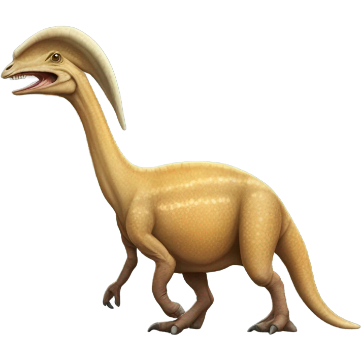 realistic Parasaurolophus emoji