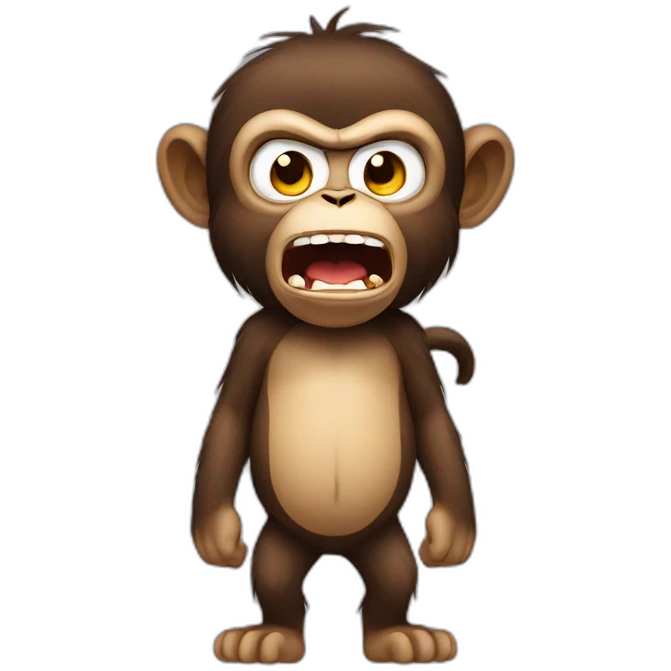 angry monkey emoji