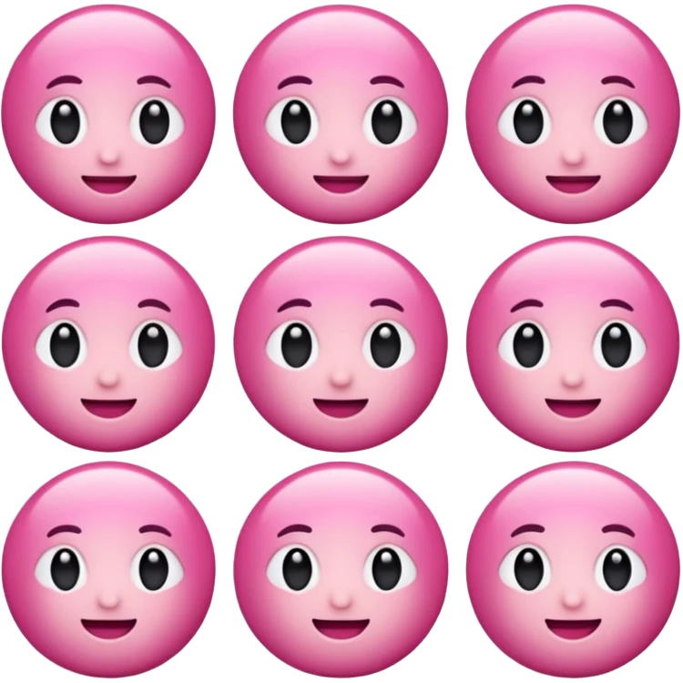 Pink emoji