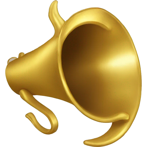 short gold horns emoji