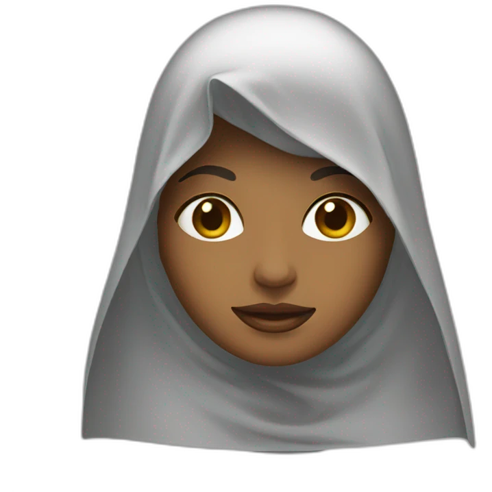 a woman wearing a veil emoji