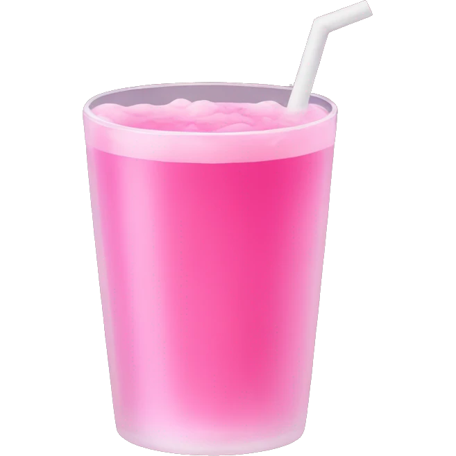 Pink drink emoji emoji