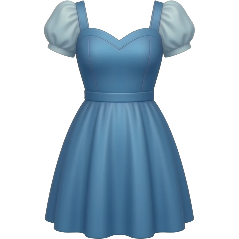 blue dress emoji