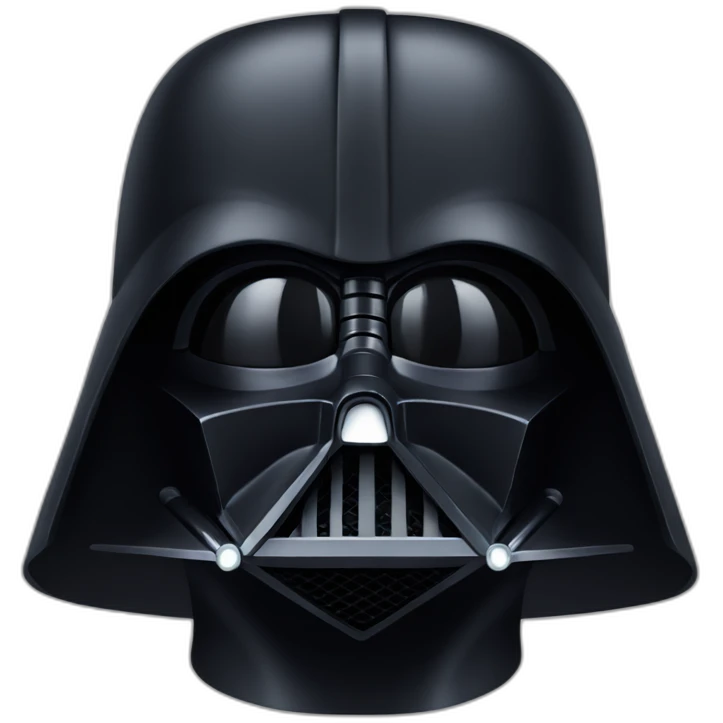 Darth vader head emoji