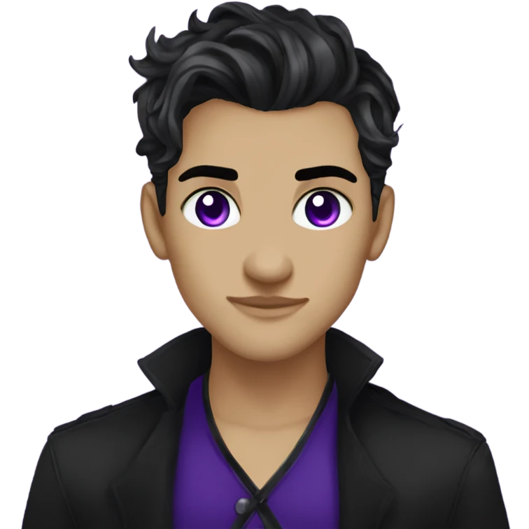 Rhysand from ACOTAR, faerie, purple eyes  emoji
